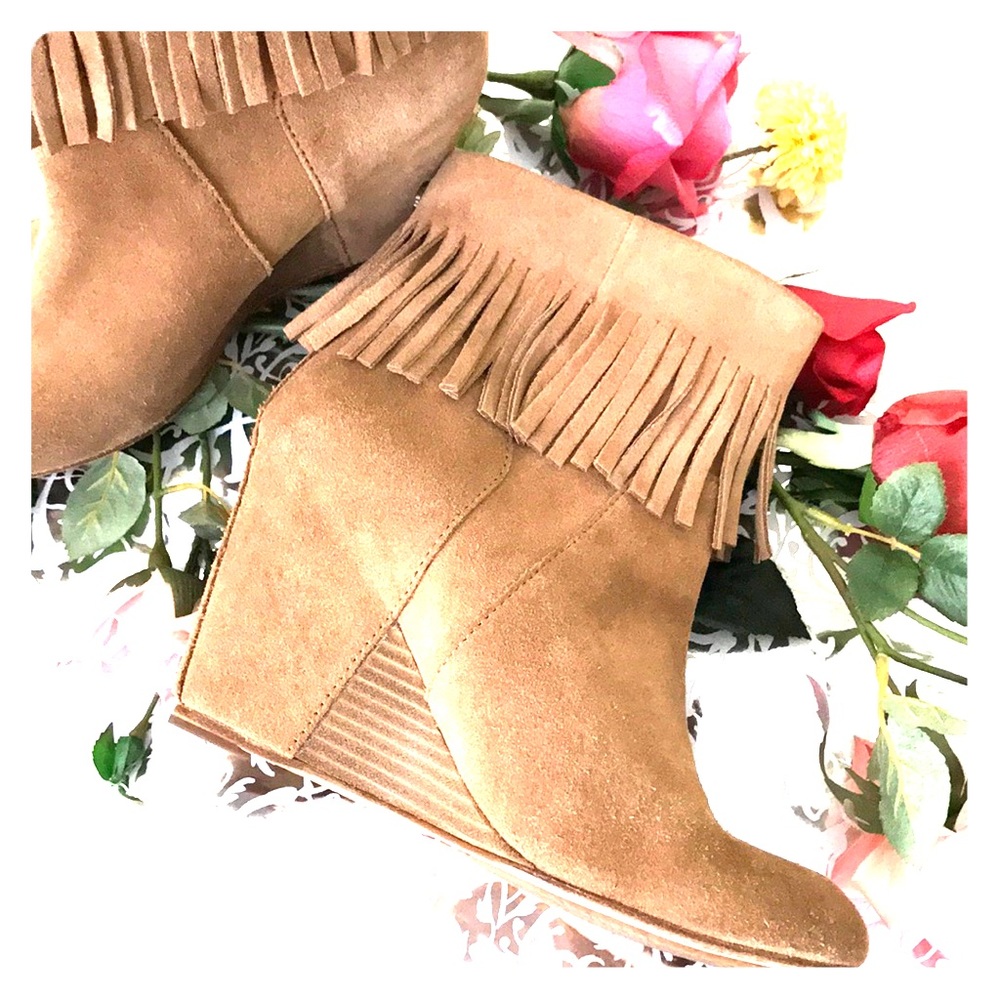 🔥UGG - KOOLABURRA Fringe Suede Ankle Boots EUC